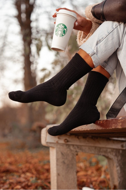 Women's Wool Socks Black