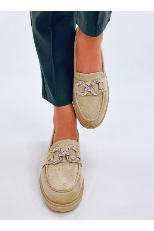 Moccasins of suede classic DAIMER GREEN