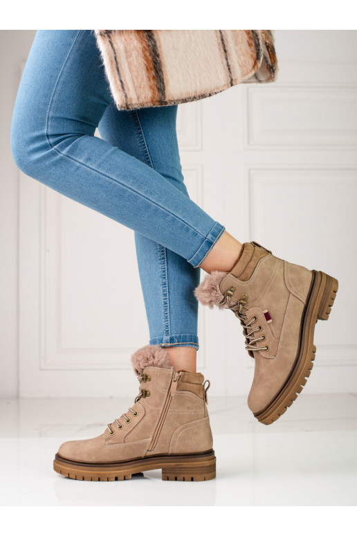 beige Women's boots