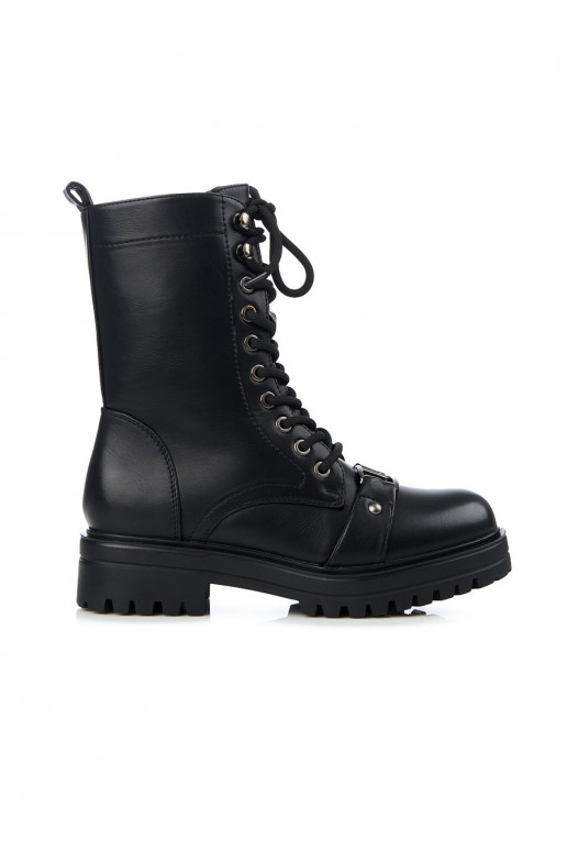 Women's boots with a high upper