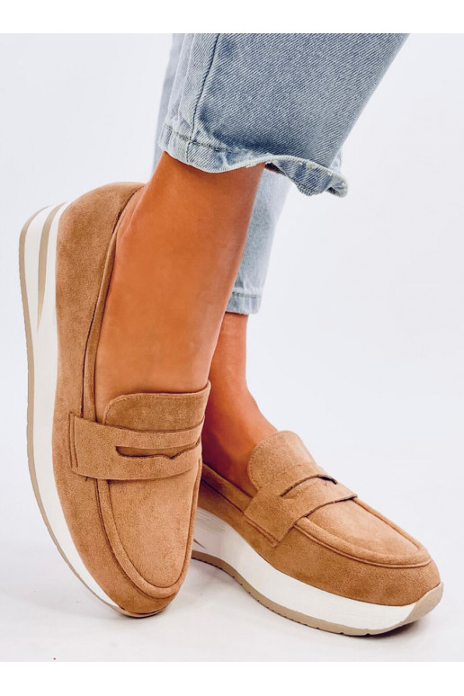 Moccasins on a wedge PACIFS CAMEL