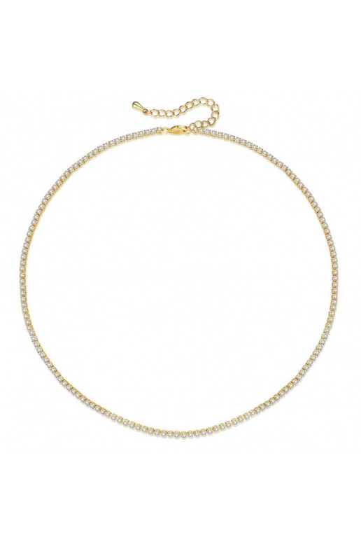 Necklace from stainless steel , goldNST2119