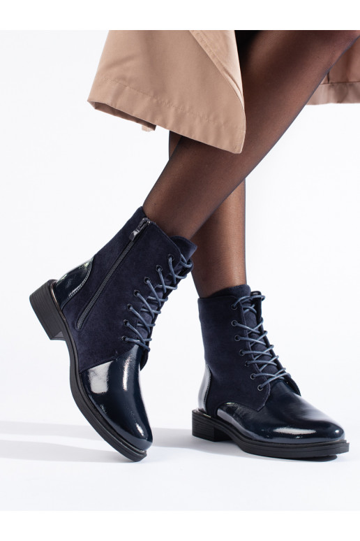 dark blue boots 