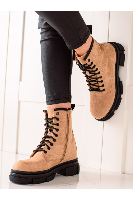 suede Beige boots