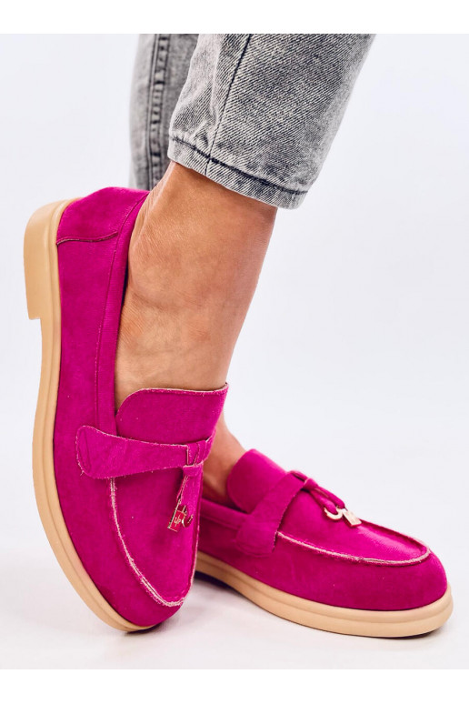 Moccasins of suede OTTAVIA pink