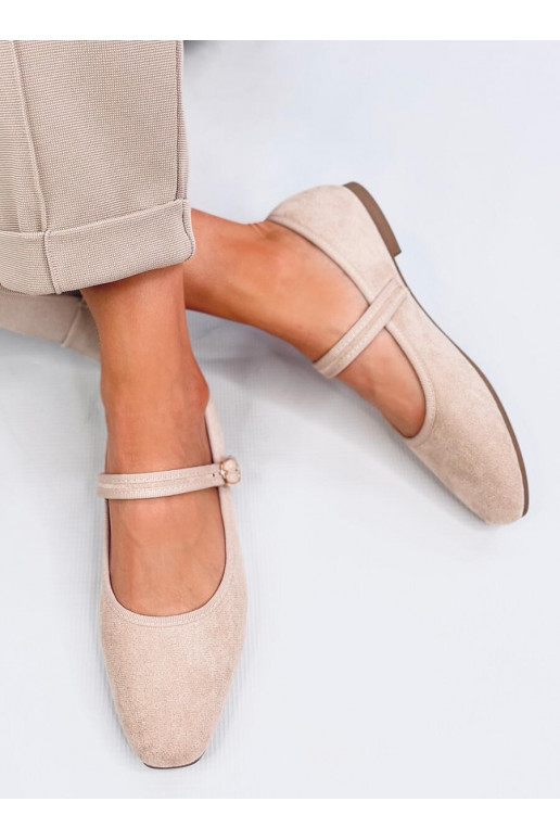 BallerinasInstylu Mary Jane GOLINS BEIGE