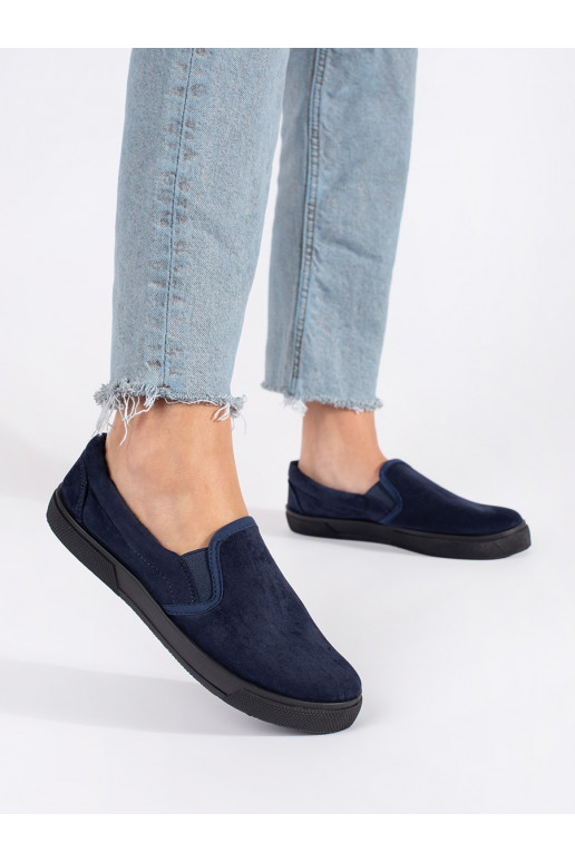 blue blue shoes slip-on slip on