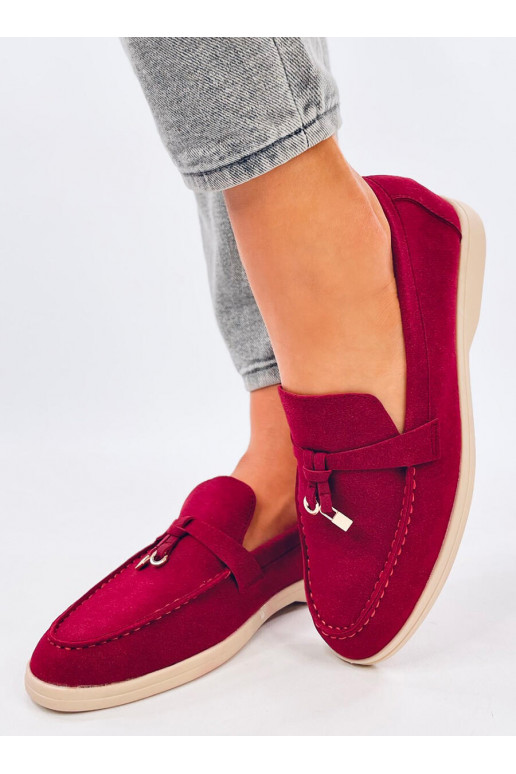 Women's moccasins EUNICE WINE