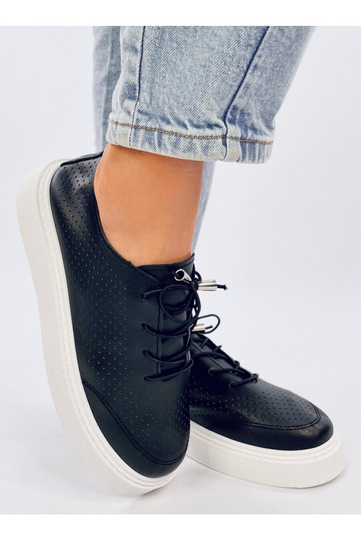 casual shoes openwork ZINDER BLACK