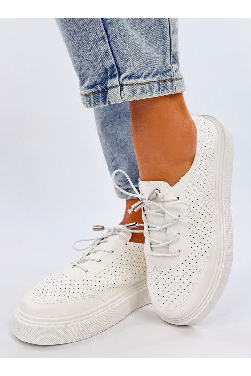 casual shoes openwork ZINDER WHITE