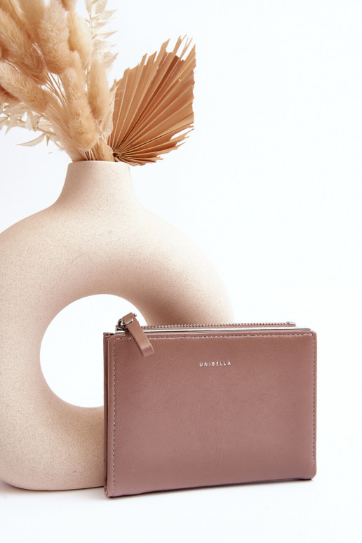 Women's Wallet Made of Eco-leather Beige Cudea