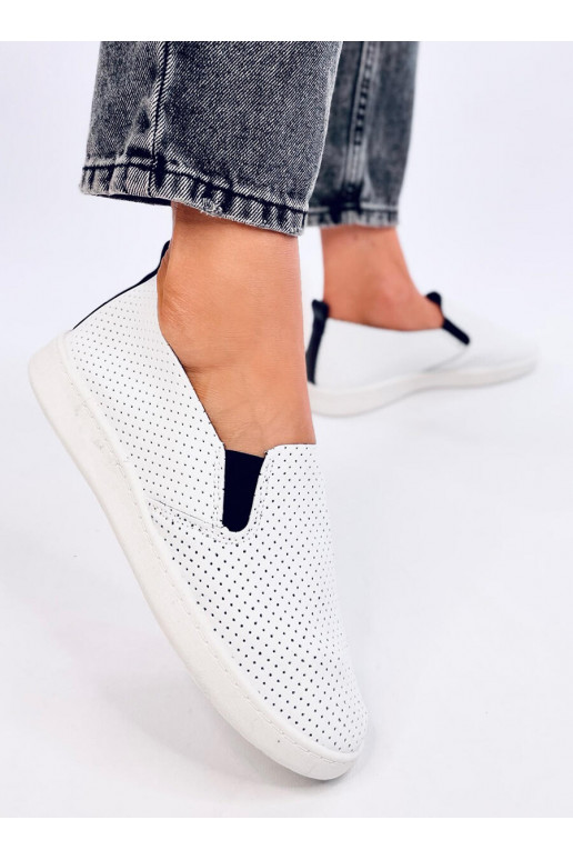 Sneakers slip-on JOUSSE WHITE/BLACK