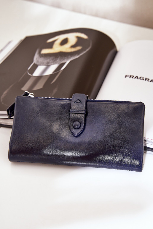 Women's Wallet Made Of Eco Leather Navy Irinda