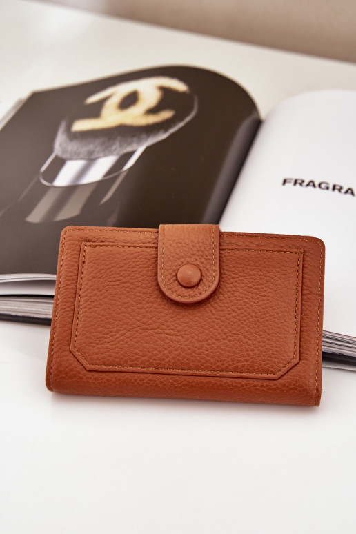 Ladies Wallet Made Of Eco Leather Brown Isamille