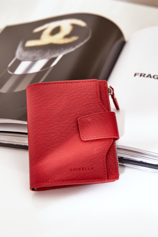 Ladies Eco Leather Wallet Red Jezorea