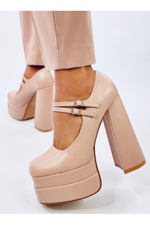 Shoes with platform facing LOIT BEIGE