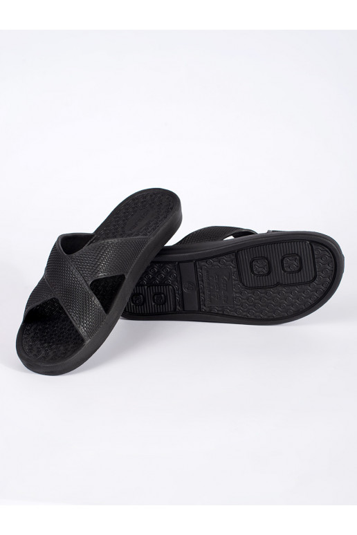 black slippers  basenowe mens