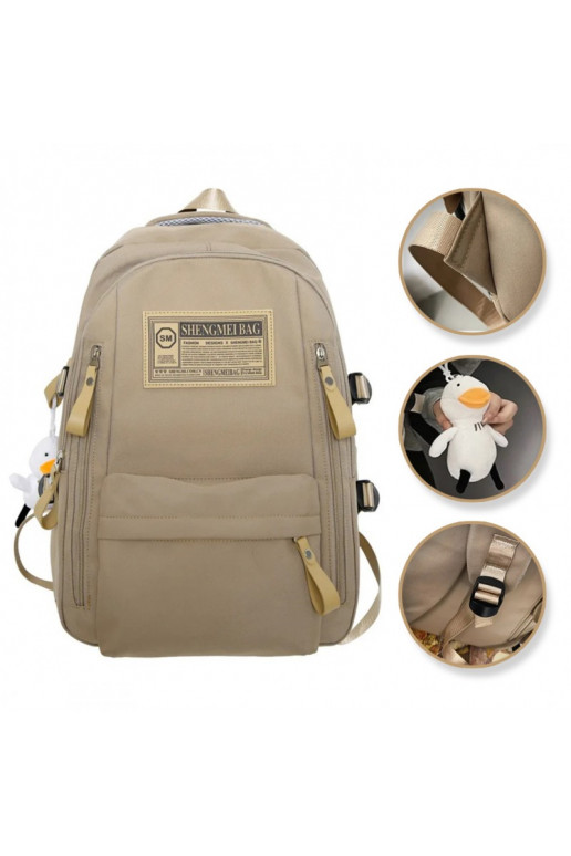 Backpack sportowy szkolny uniwersalny withbrelokiem PL170JBR