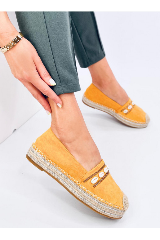 espadrilles with shells OCEAN YELLOW