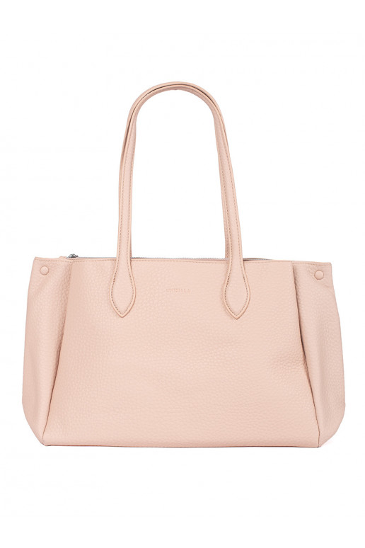 pink Handbag shopper eco leather