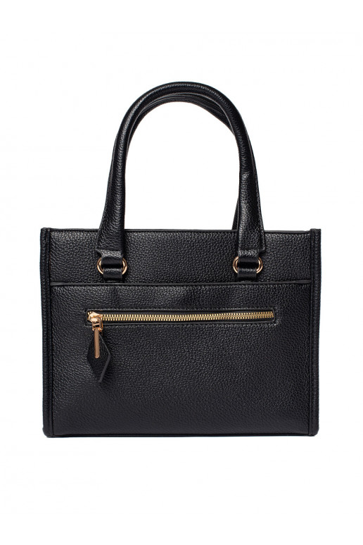 black Handbag with zipper