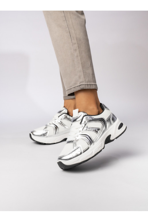 Womens Sneakers model shoes silver color ASTRA SILVER