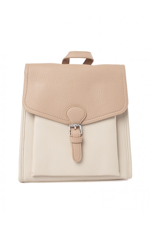 Brightly beige backpack damski