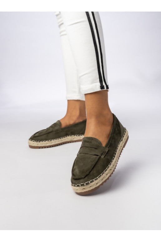 Womens Moccasins khaki colors LUMI khaki colors