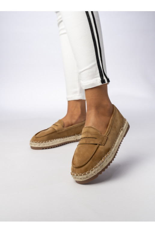 Womens Moccasins Brown color LUMI CAMEL