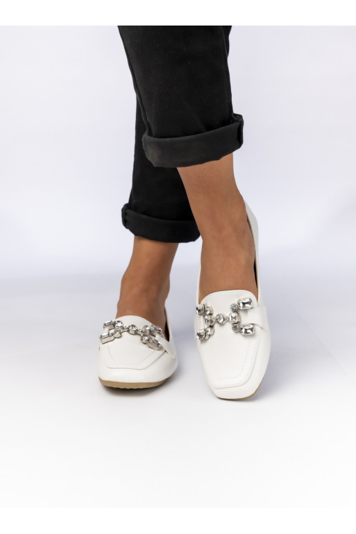 Women Moccasins ELEA WHITE