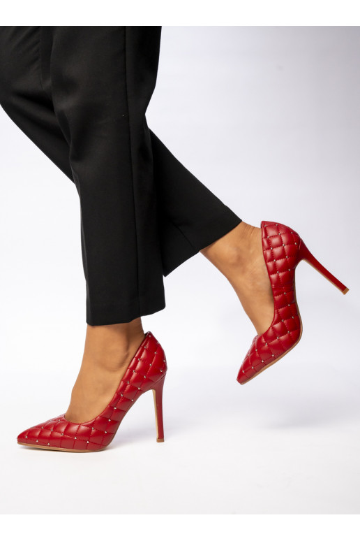 Womens high-heeled shoes LUMORA RED