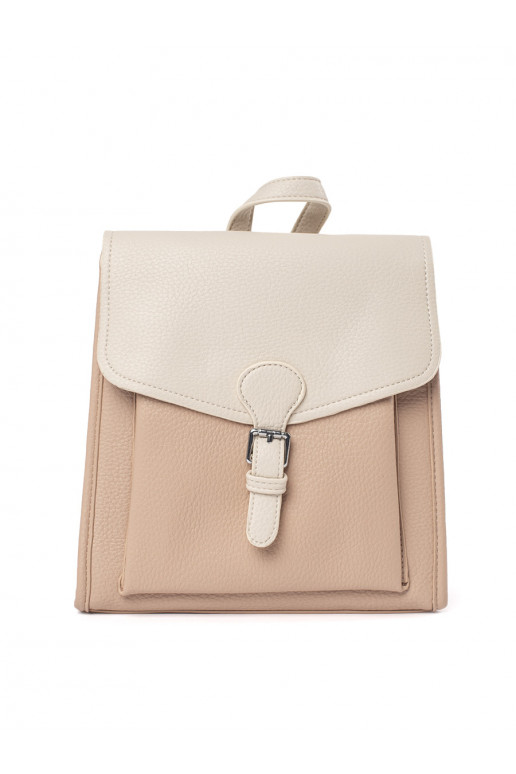 ivory backpack ladiesz klapą