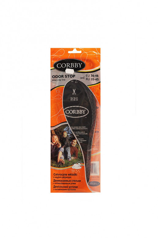 Corbby ODOR STOP anti-sweat insoles with active carbon