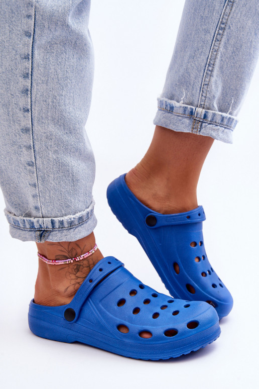 Women's Slides Foam Blue Crocs EVA