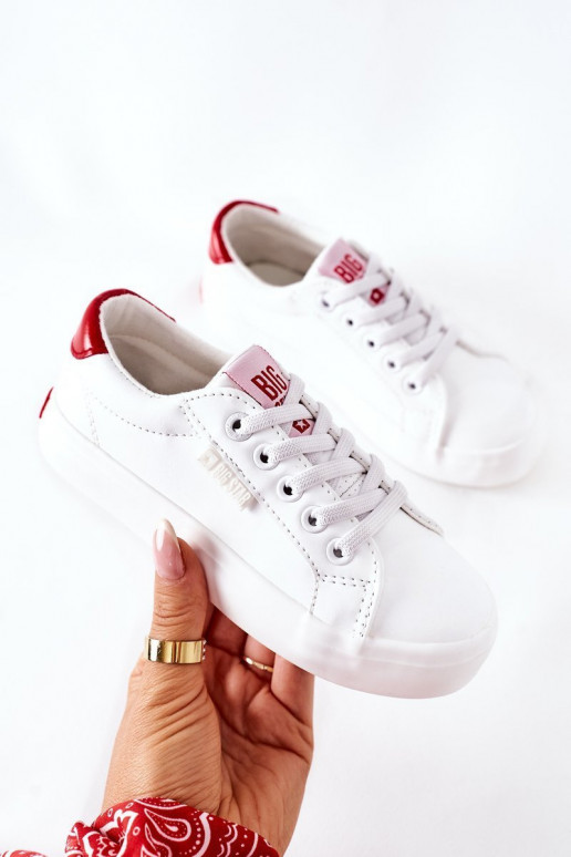 Children's Leather Sneakers BIG STAR DD374134 White