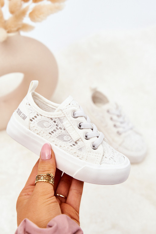 Openwork Sneakers Big Star JJ374134 White