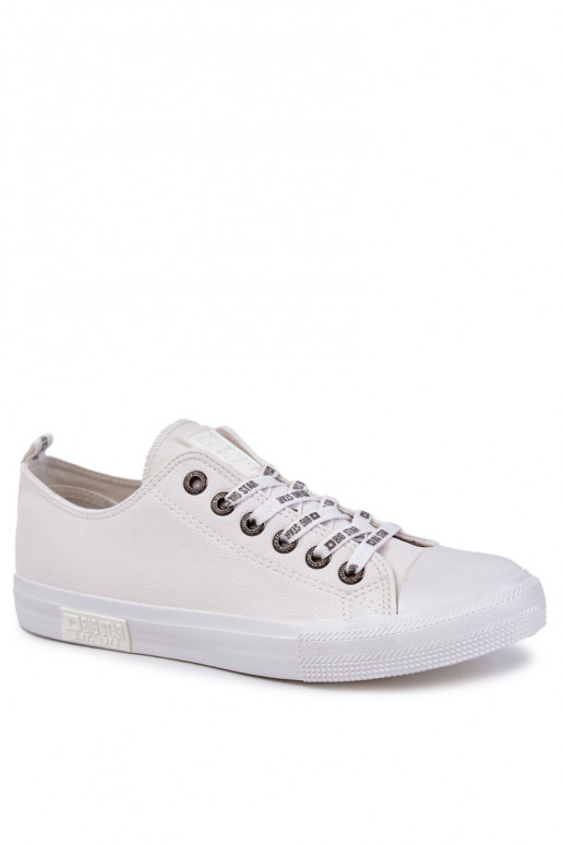 Men's Leather Sneakers Big Star KK174052 White