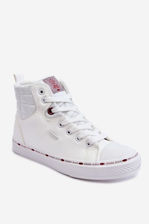 Women's High Sneakers Cross Jeans KK2R4060C White