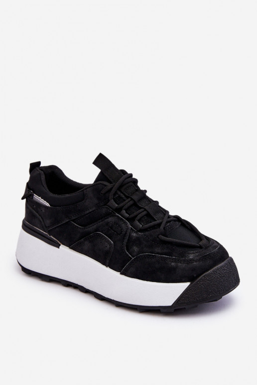 Women's Platform Sport Shoes Black Dakari