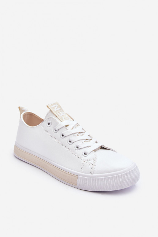 Women's Sneakers Classic White-Beige Ville