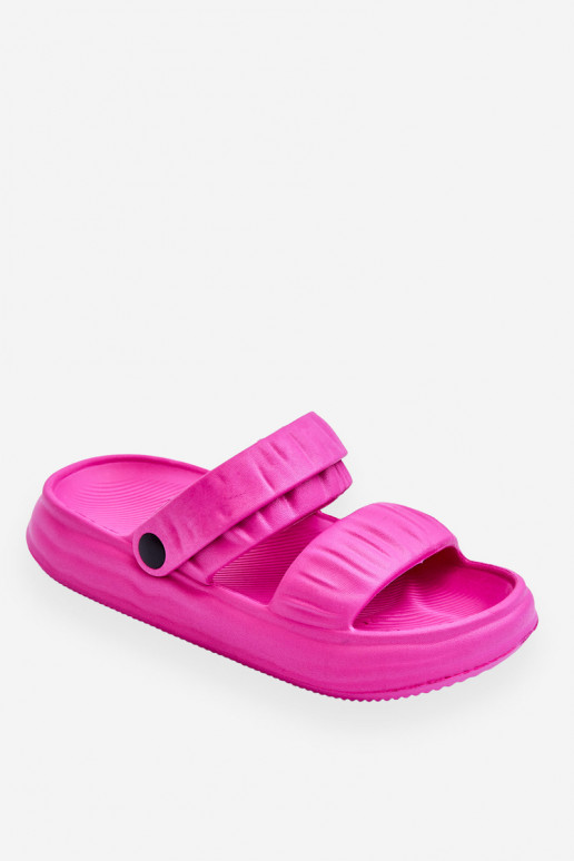 Foam Slide Sandals Fuchsia Lirell