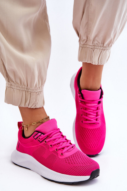 Classic Women's Sport Lace-Up Shoes Fuchsia Darla