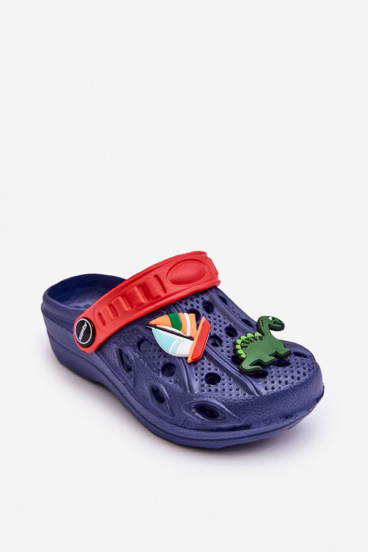 Children's Foam Lightweight Crocs Sandals navy blue Sweets