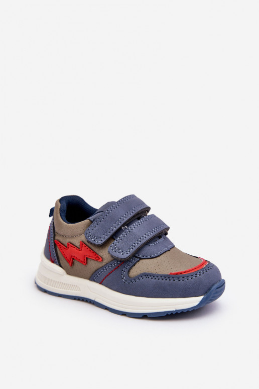 Children's Sport Shoes with Velcro Blue Hemmani