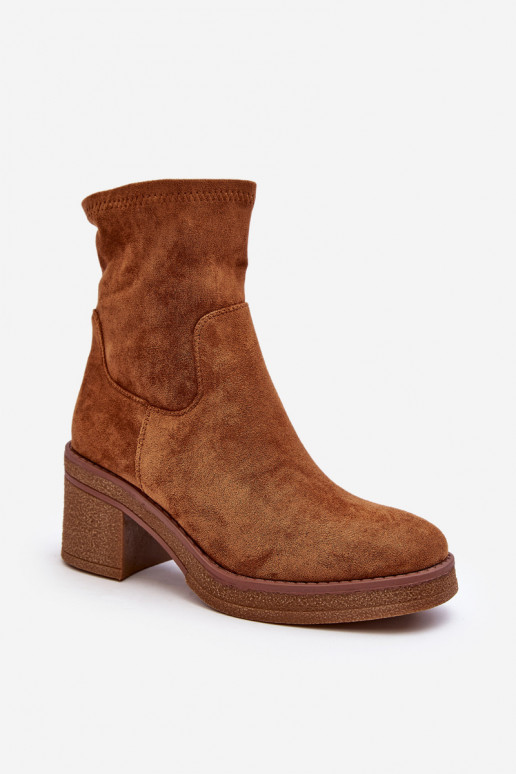 Women's ankle boots with a heel Camel Argastis