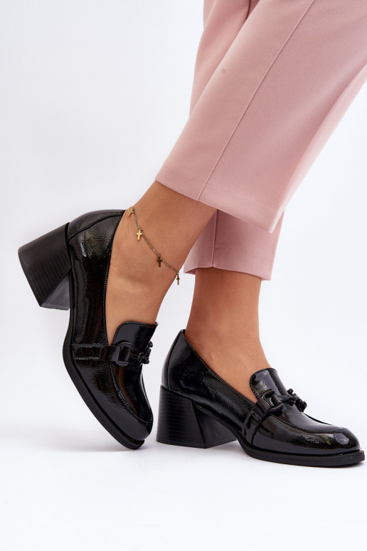 Black Patent High Heel Shoes Nireva