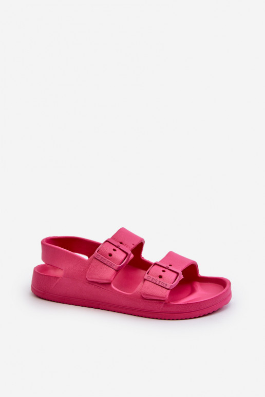 Lightweight Children's Sandals with Buckles BIG STAR NN374545 Fuchsia