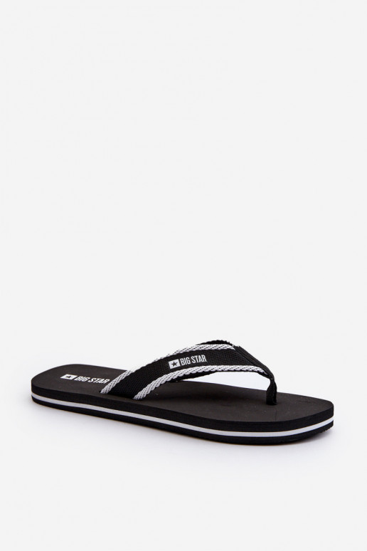 Black men's flip-flops Big Star NN174621