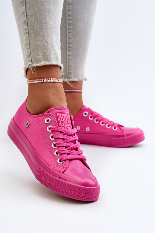 Classic Women's Sneakers Big Star NN274290 Fuchsia