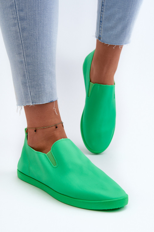 Women's Sneakers Slip-On Green Lovinia